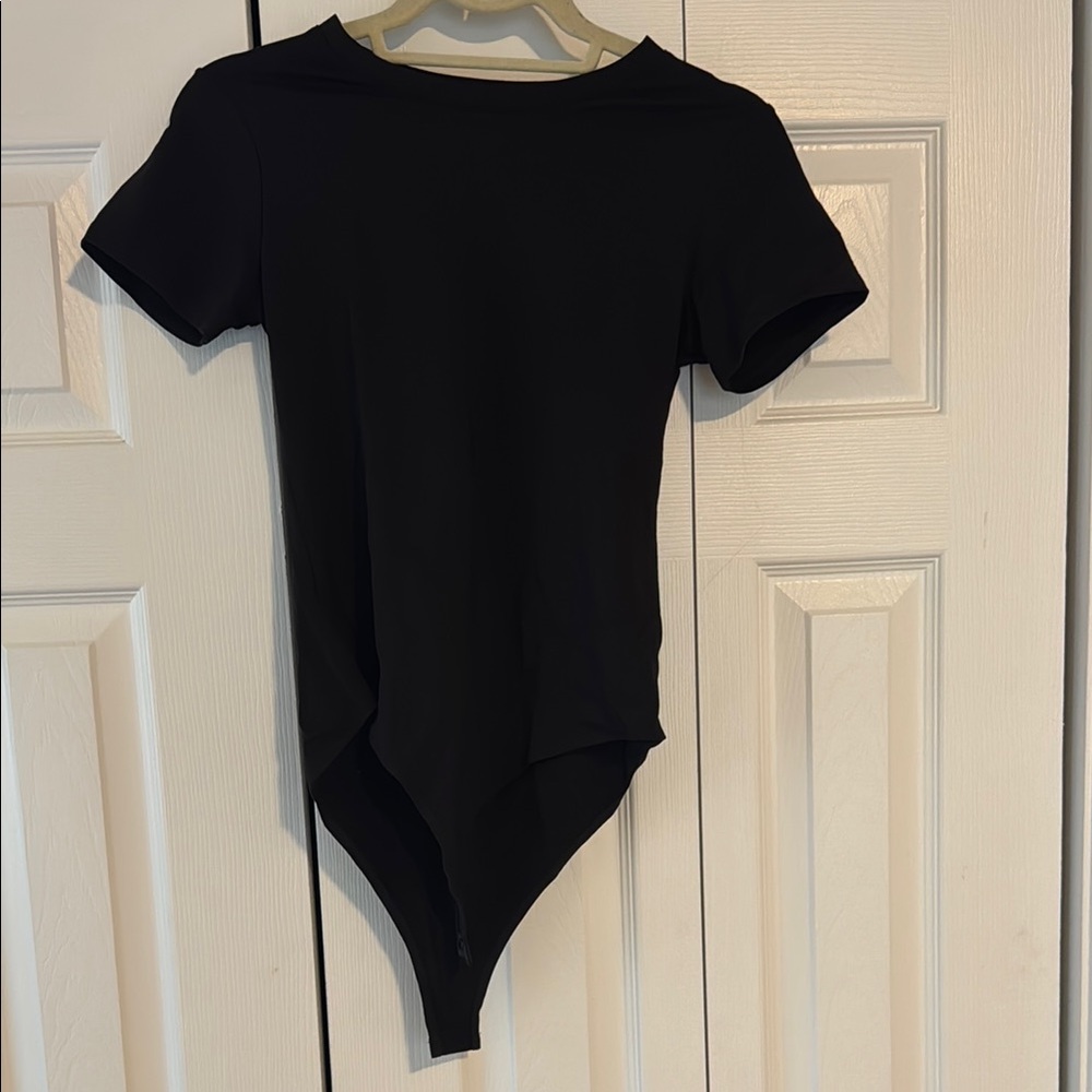 Black Short Sleeve Bodysuit. NWOT